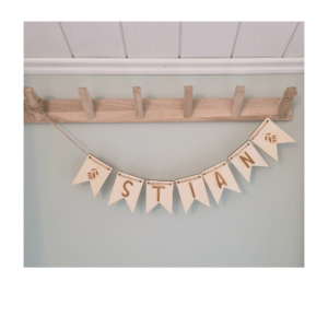 Namenswimpel personalisierbar