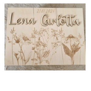 Erinnerungsbox "Botanical" personalisierbar