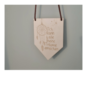 Affirmationswimpel "Träume"